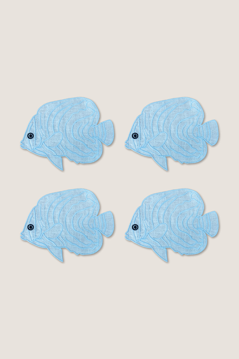 Fish Cocktail Napkins (Set of 4)