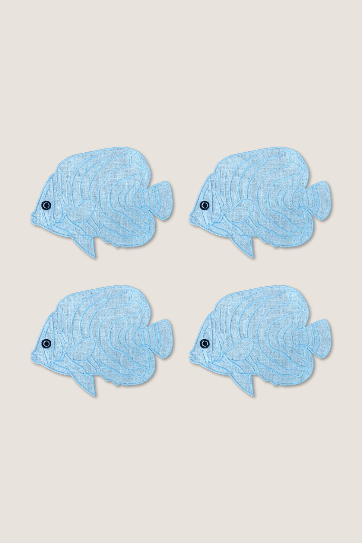 Fish Cocktail Napkins (Set of 4)