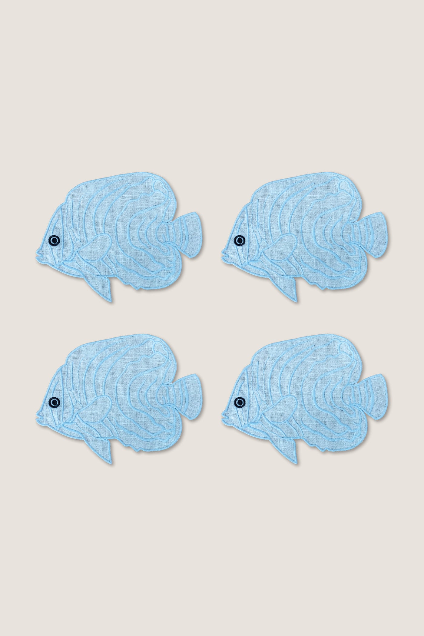 Fish Cocktail Napkins (Set of 4)