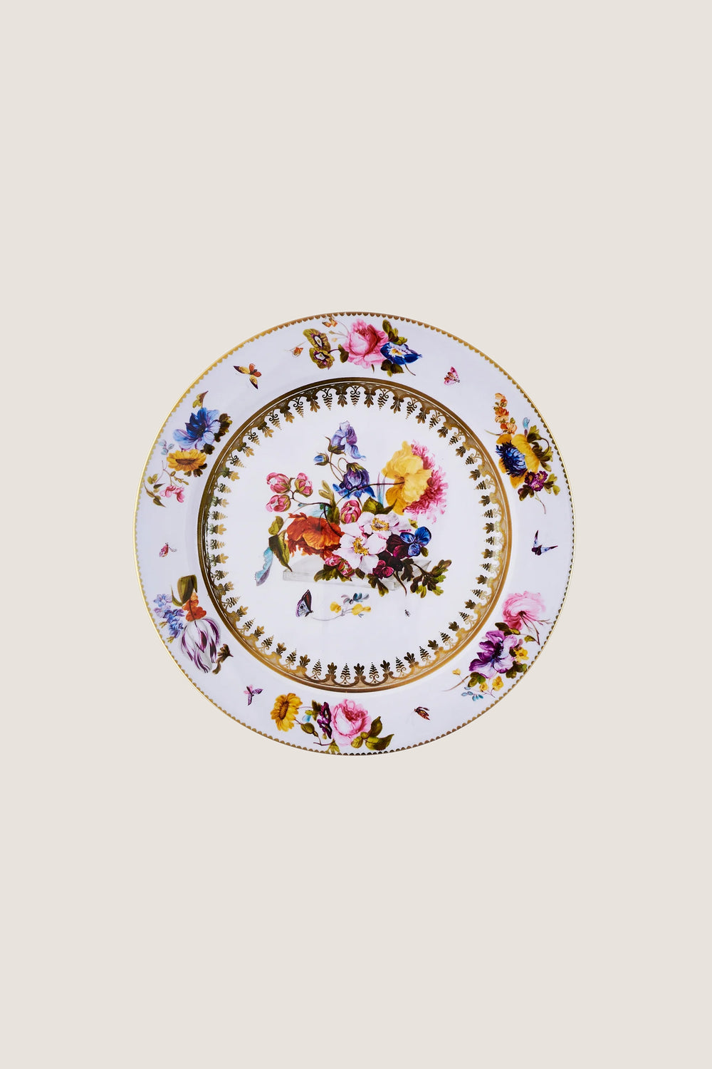 White Ground Tin Plate
