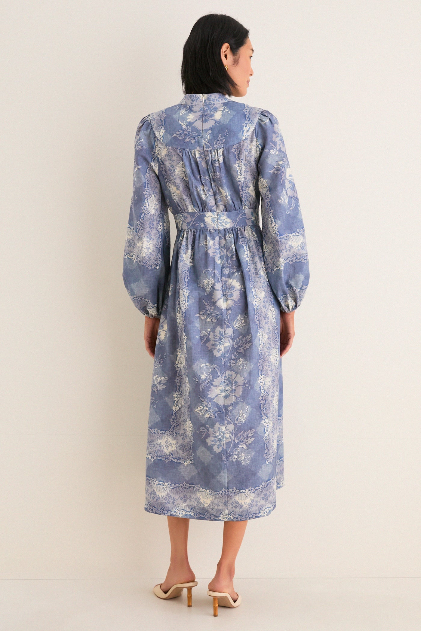 serena linen dress Serena V-Neck Linen Dress