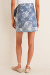 Provence Hills Payton Wrap Mini Skirt
