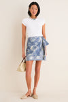 Provence Hills Payton Wrap Mini Skirt