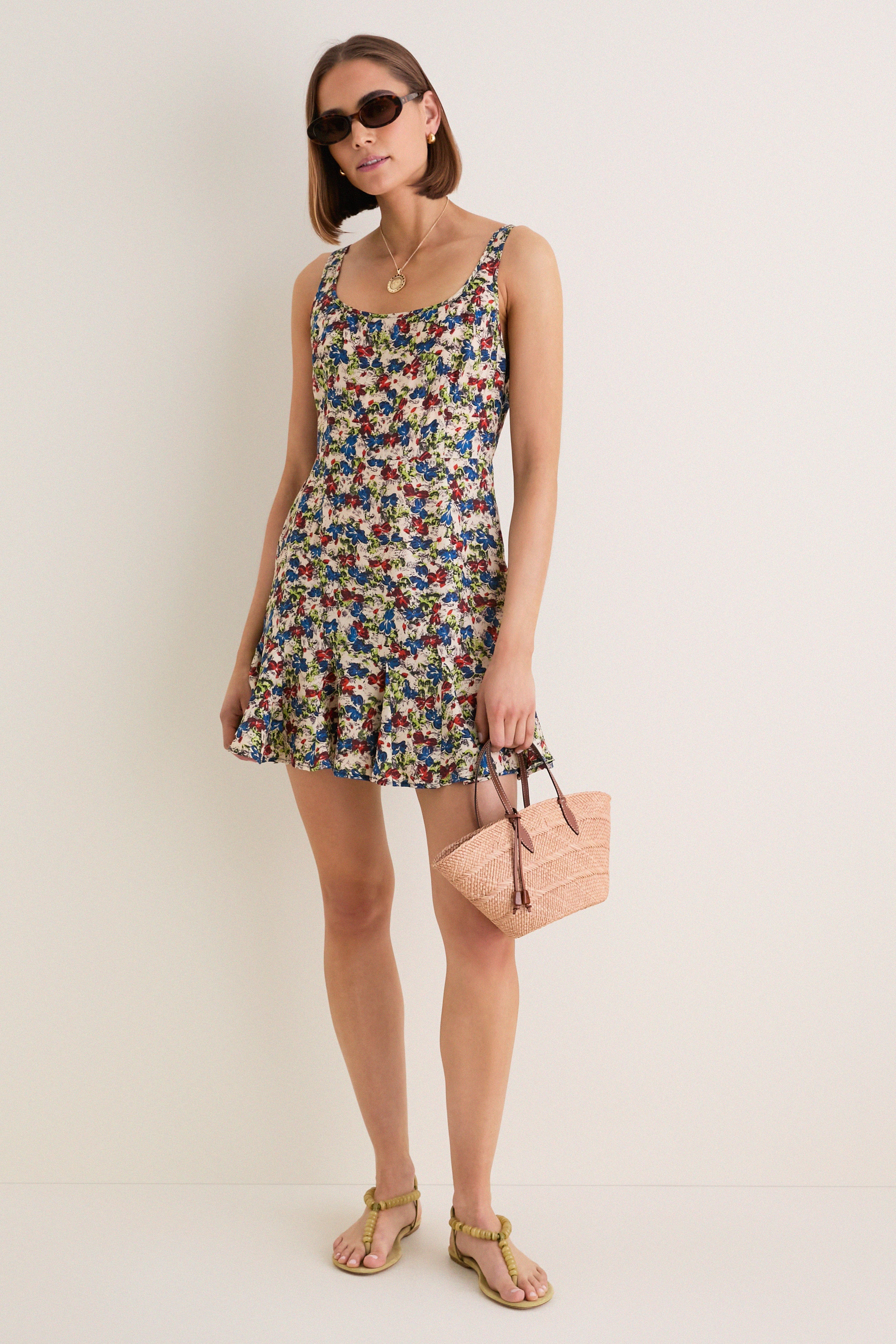 Ditsy Meadow Lyon Mini Dress