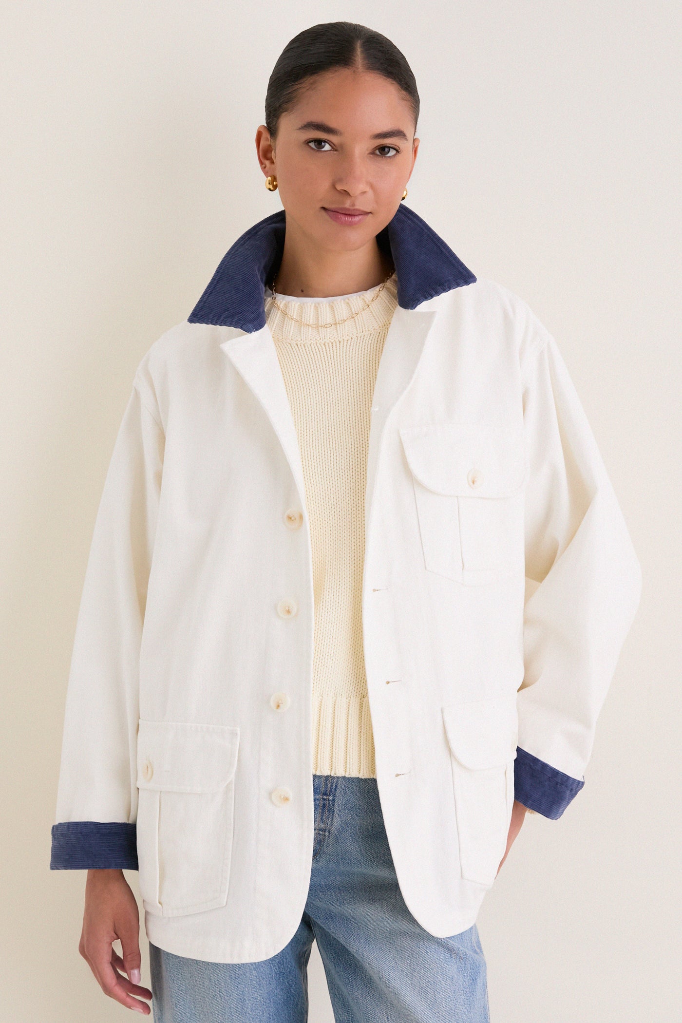 White Bunny Barn Jacket