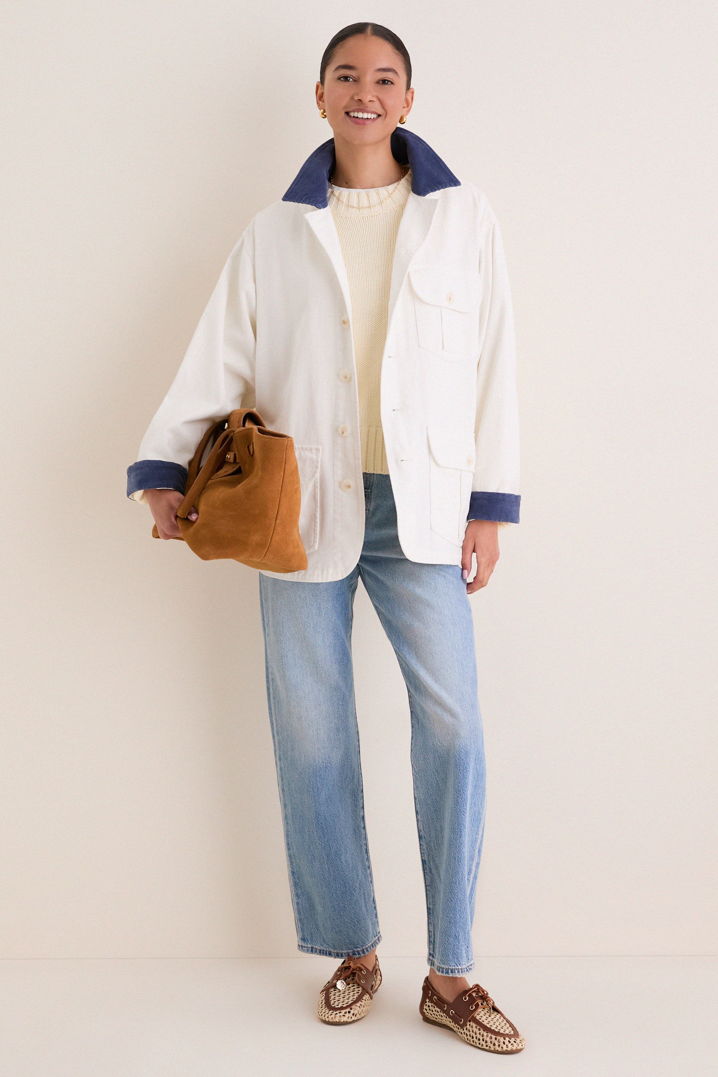 White Bunny Barn Jacket