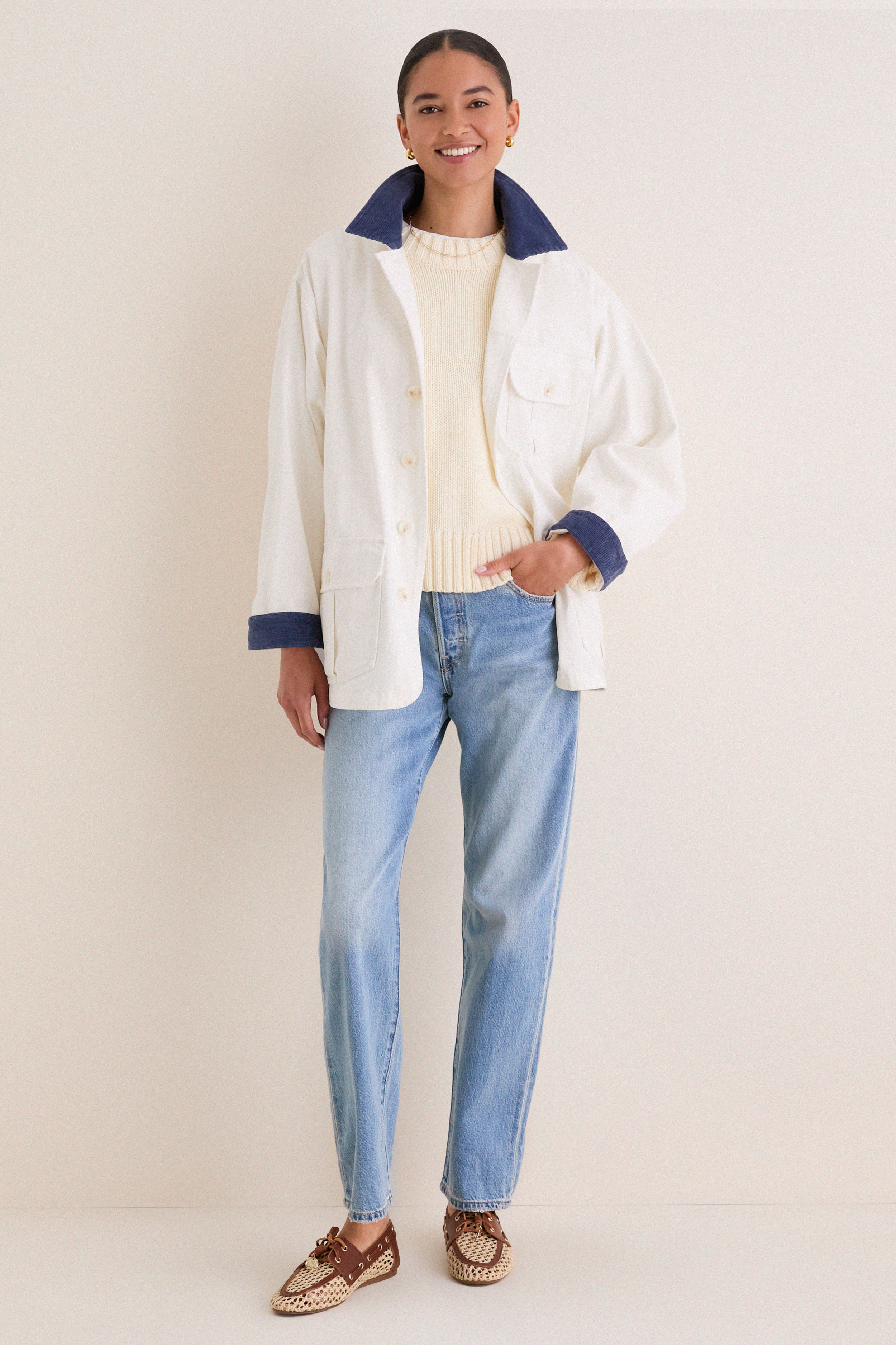 White Bunny Barn Jacket