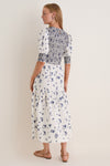 Alyssum Cream Quinn Midi Dress