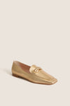 Gilded Gold Metallic Grain Ceylon Loafers