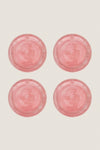 Coral Berry and Thread Melamine Salad Plate (Set of 4)