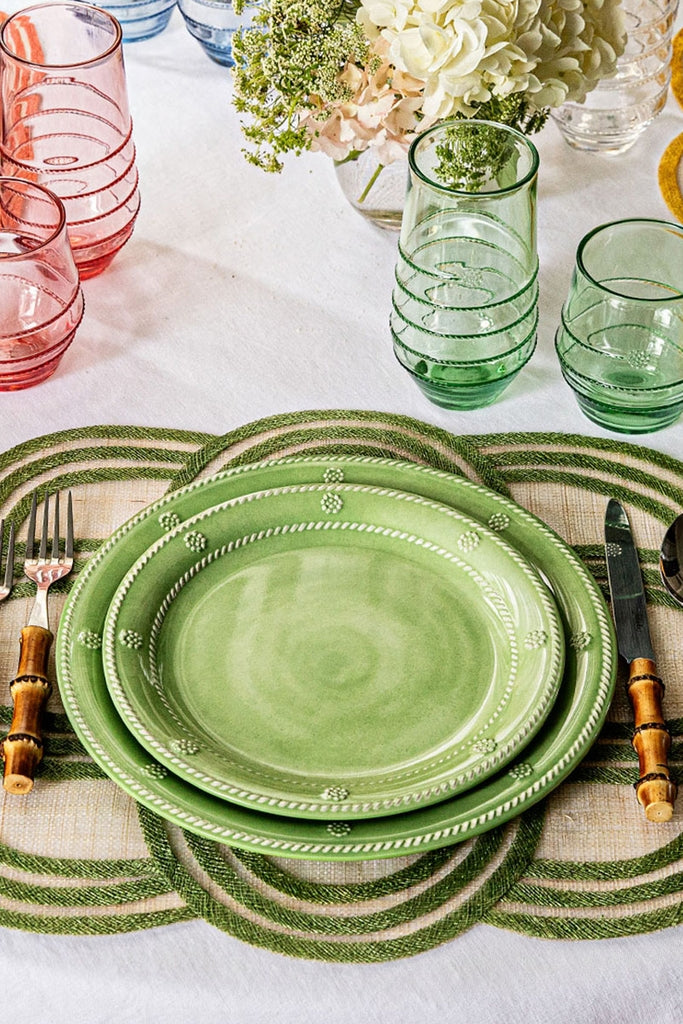 Seagrass Berry and Thread Melamine Dinner Plate (Set of 4)