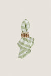 Seagrass Gingham Ruffle Napkin (Set of 4)