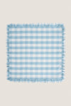 Ocean Gingham Ruffle Napkin (Set of 4)