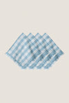 Ocean Gingham Ruffle Napkin (Set of 4)