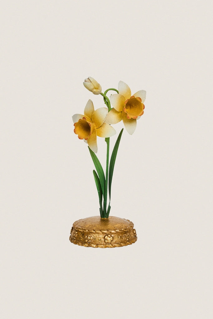 Yellow Meadow Walk Daffodil Place Card Holder