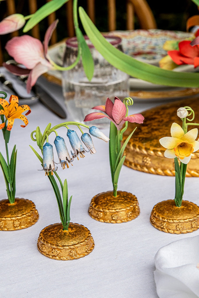 Chambray Meadow Walk Bluebell Place Card Holder