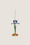 Chambray Meadow Walk Iris 9" Candlestick