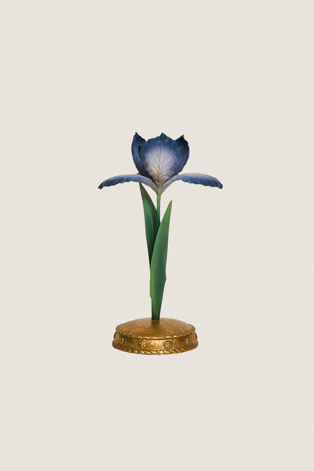 Chambray Meadow Walk Iris 9" Candlestick