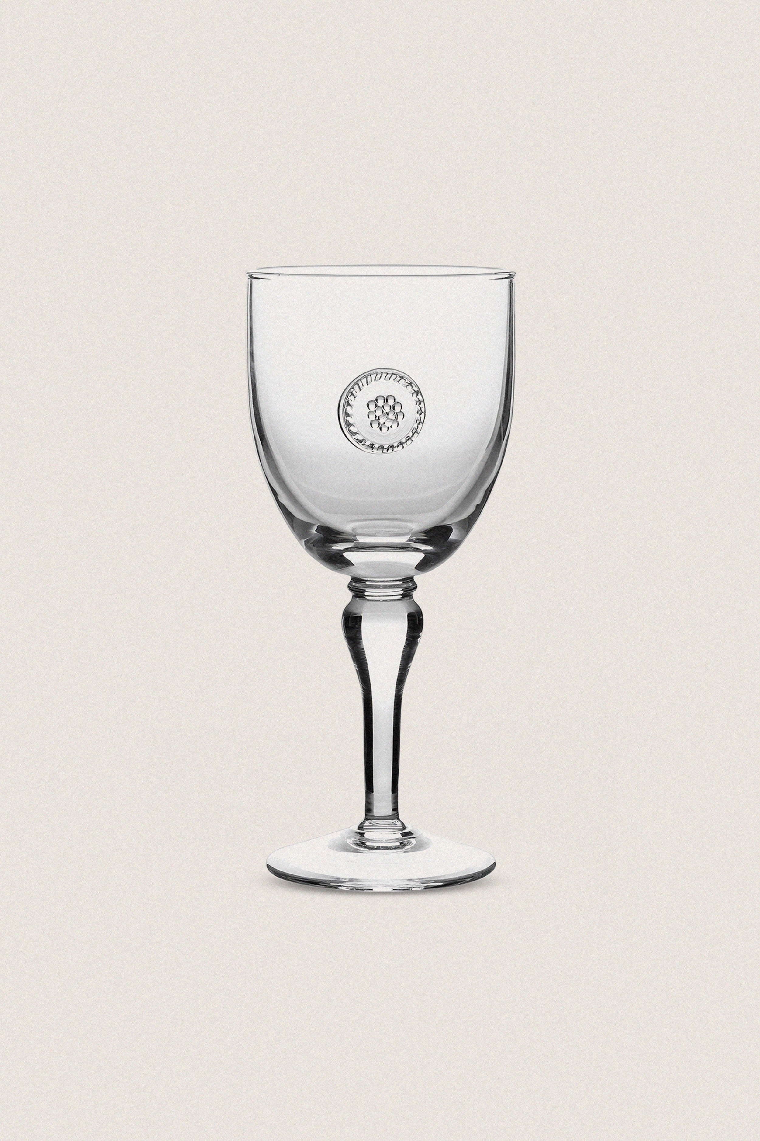 Berry and Thread Wine Glass