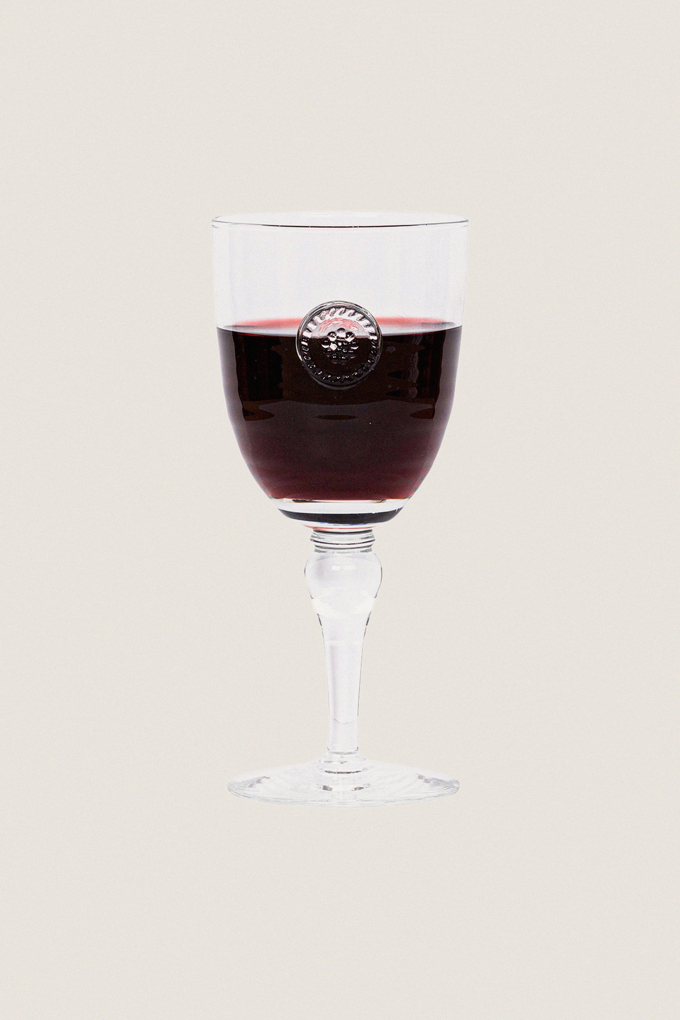 Berry and Thread Wine Glass