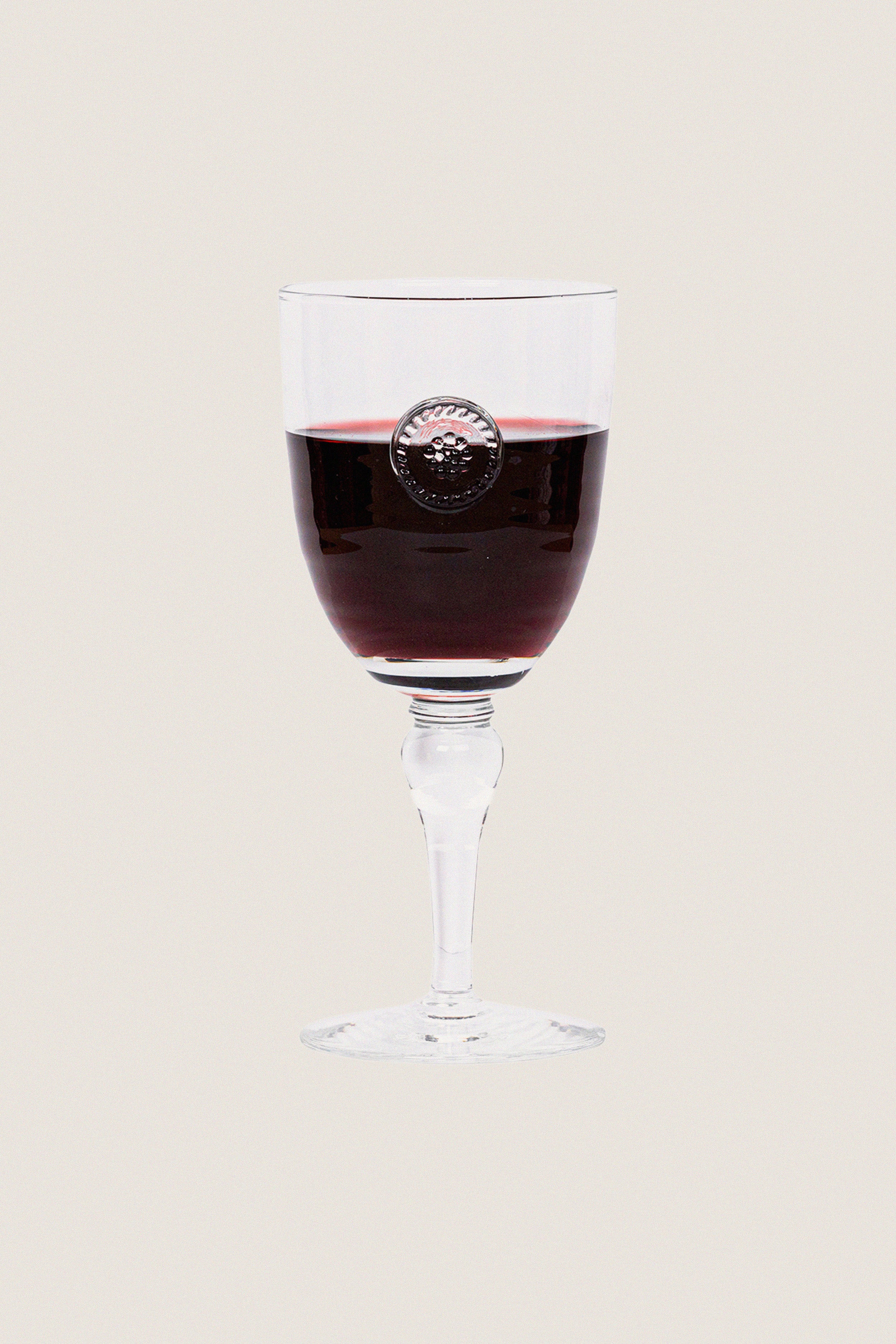 Berry and Thread Wine Glass