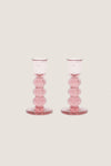 Blush Provence 5" Candlestick Set of 2