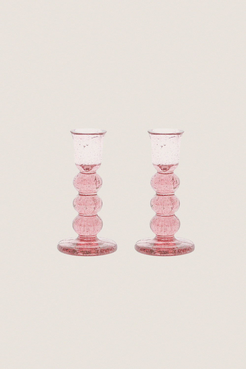Blush Provence 5" Candlestick Set of 2