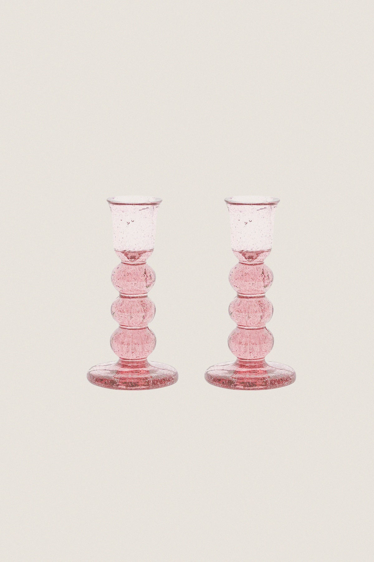 Blush Provence 5" Candlestick Set of 2