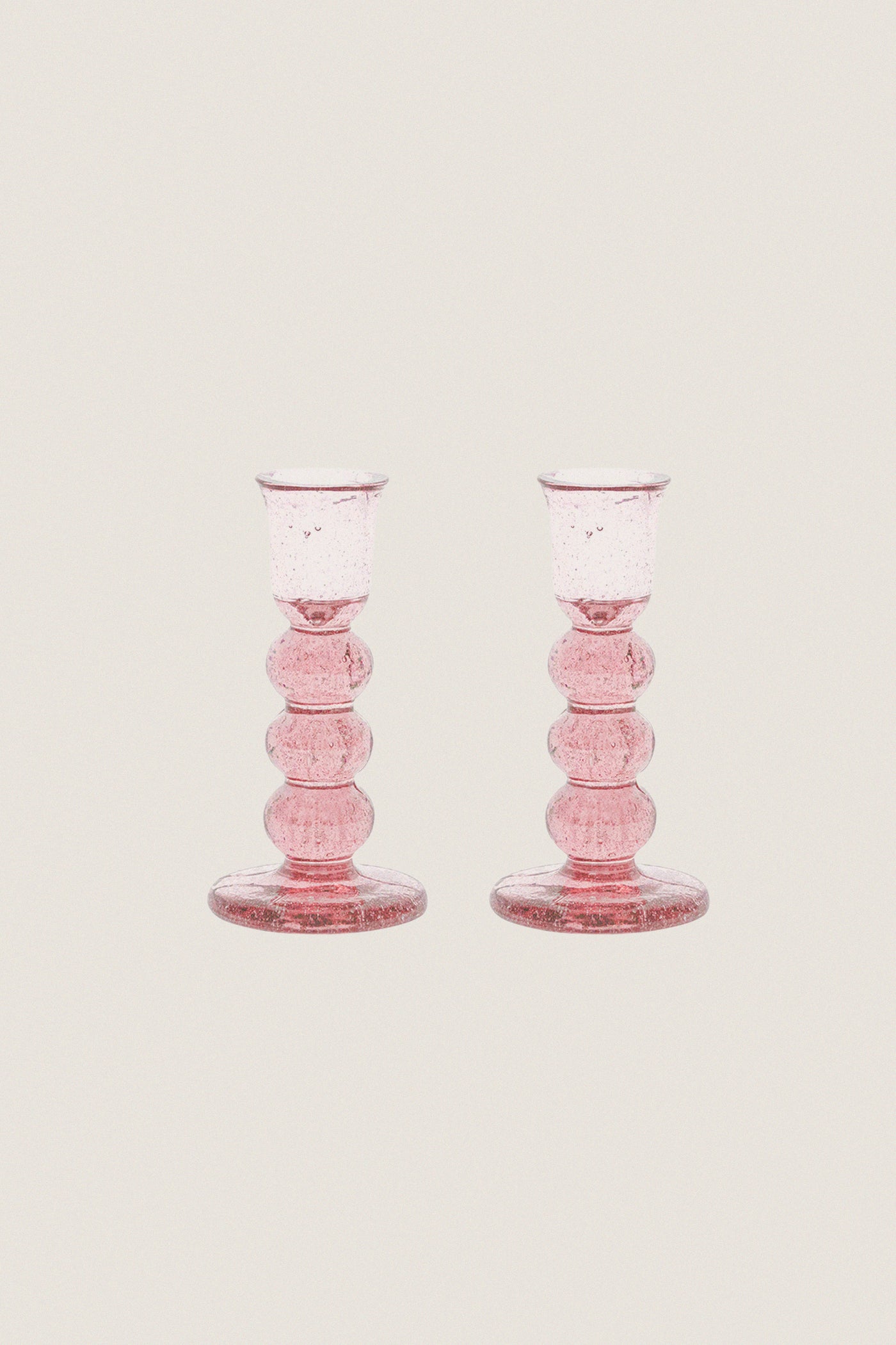 Blush Provence 5" Candlestick Set of 2