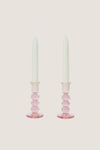 Blush Provence 5" Candlestick Set of 2