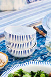 Delft Blue Sitio Stripe Cereal/Ice Cream Bowl