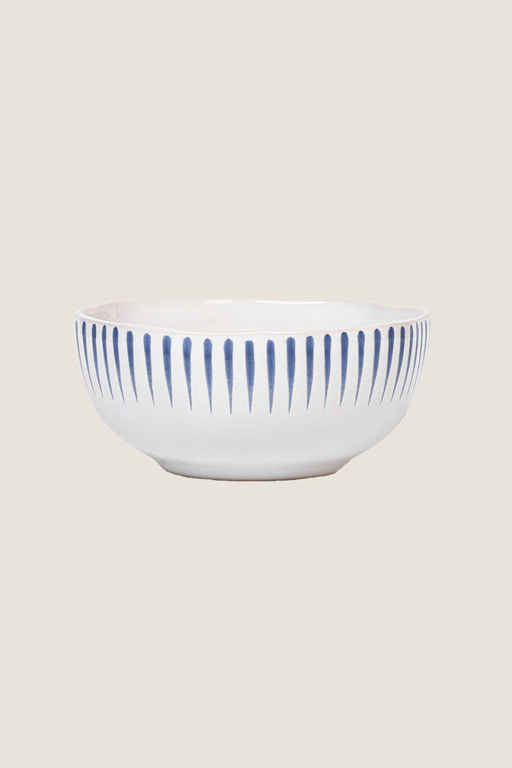 Delft Blue Sitio Stripe Cereal/Ice Cream Bowl