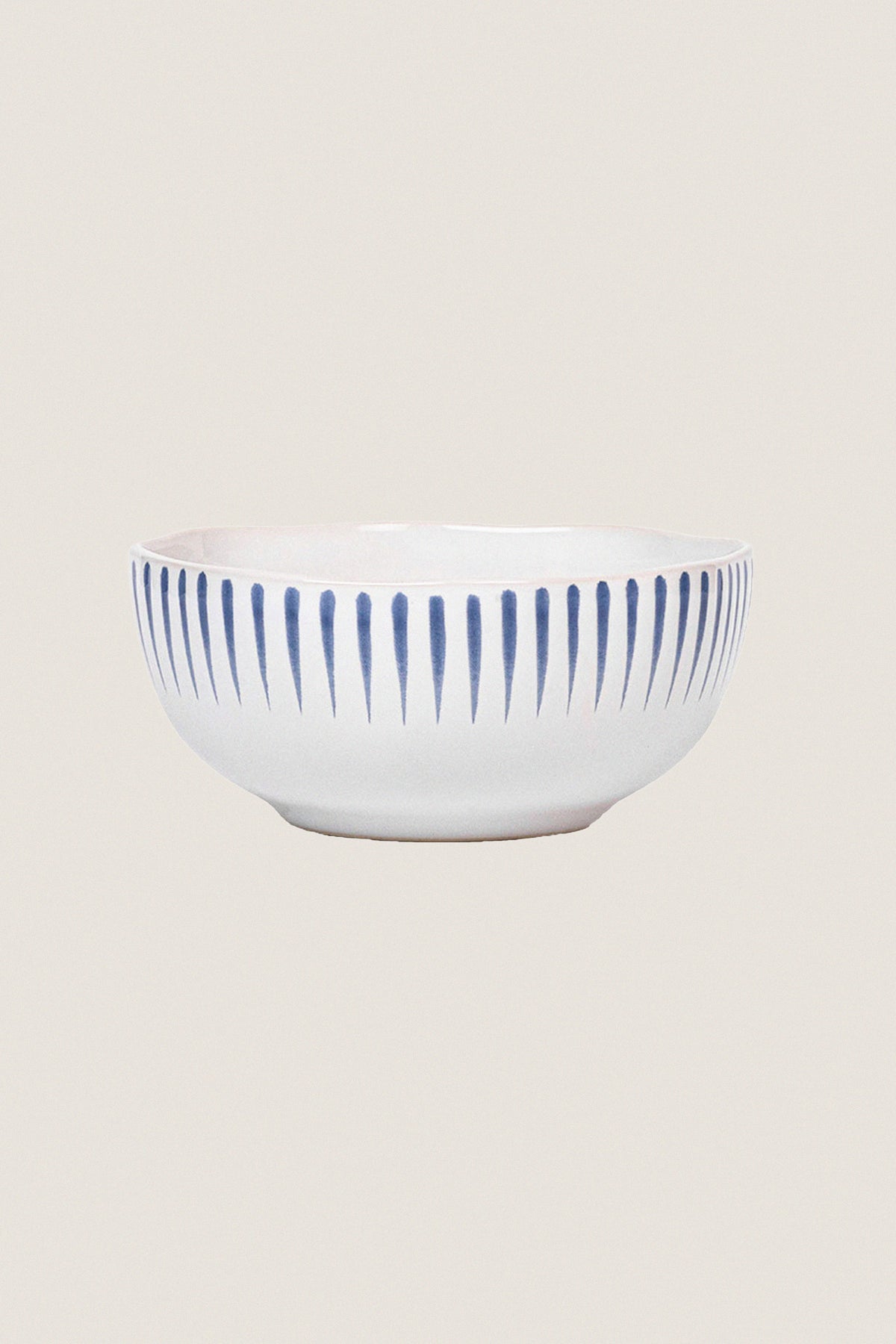Delft Blue Sitio Stripe Cereal/Ice Cream Bowl