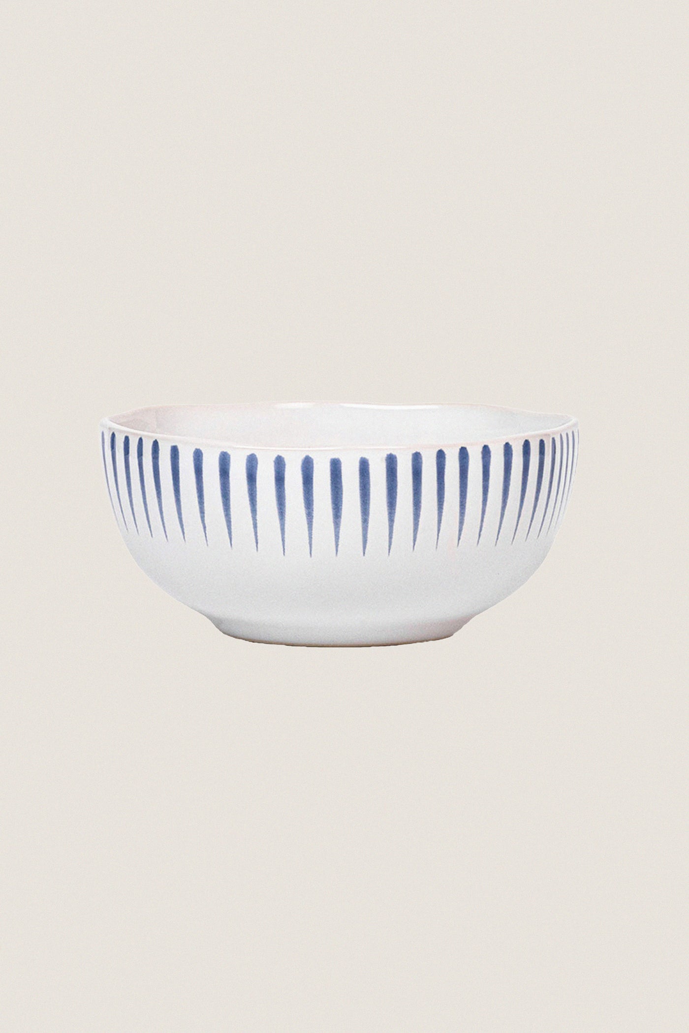 Delft Blue Sitio Stripe Cereal/Ice Cream Bowl