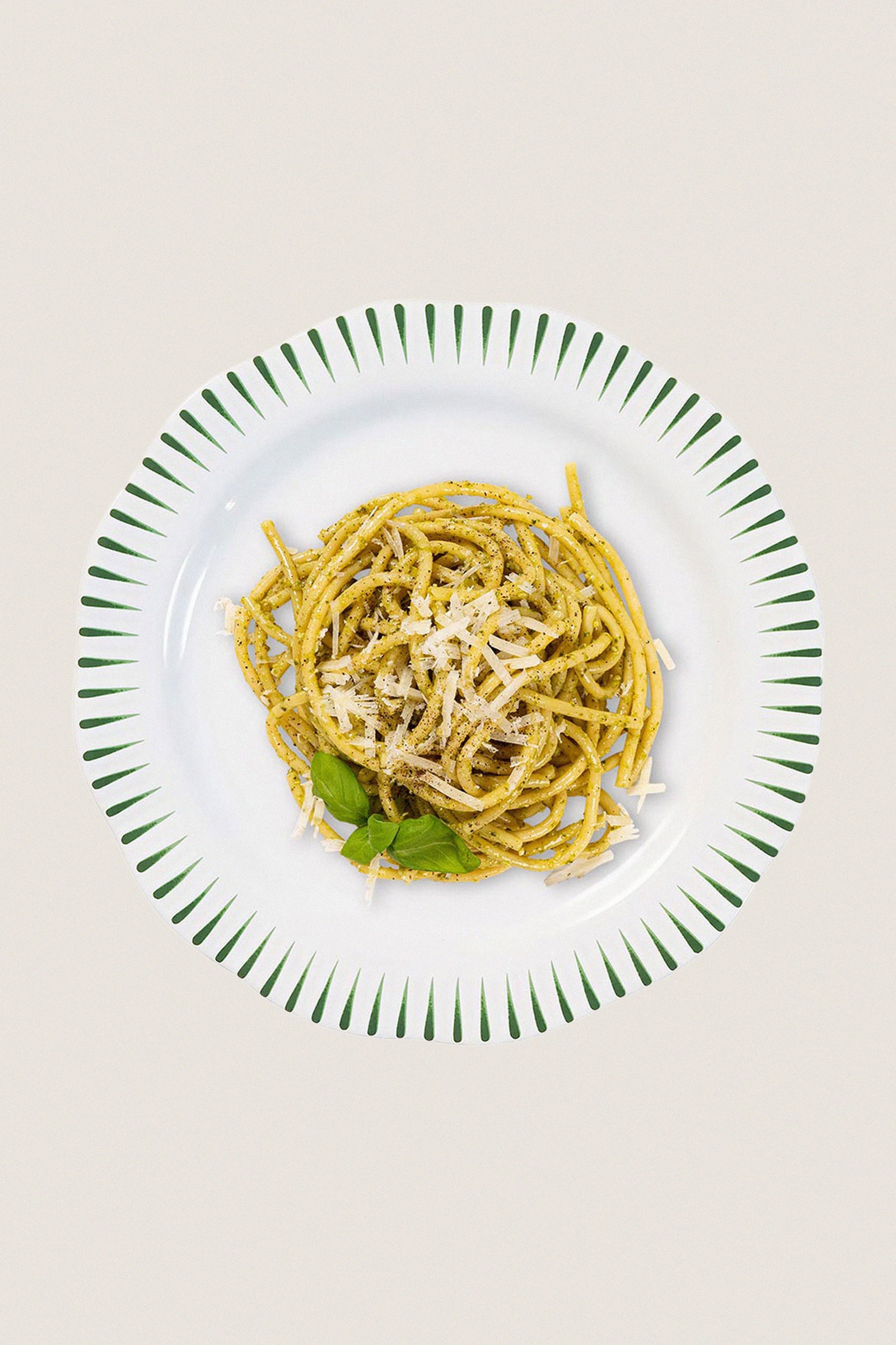 Basil Sitio Stripe Dinner Plate