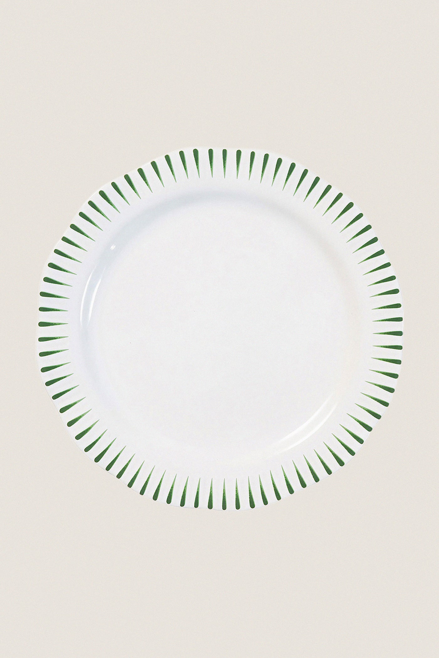 Basil Sitio Stripe Dinner Plate
