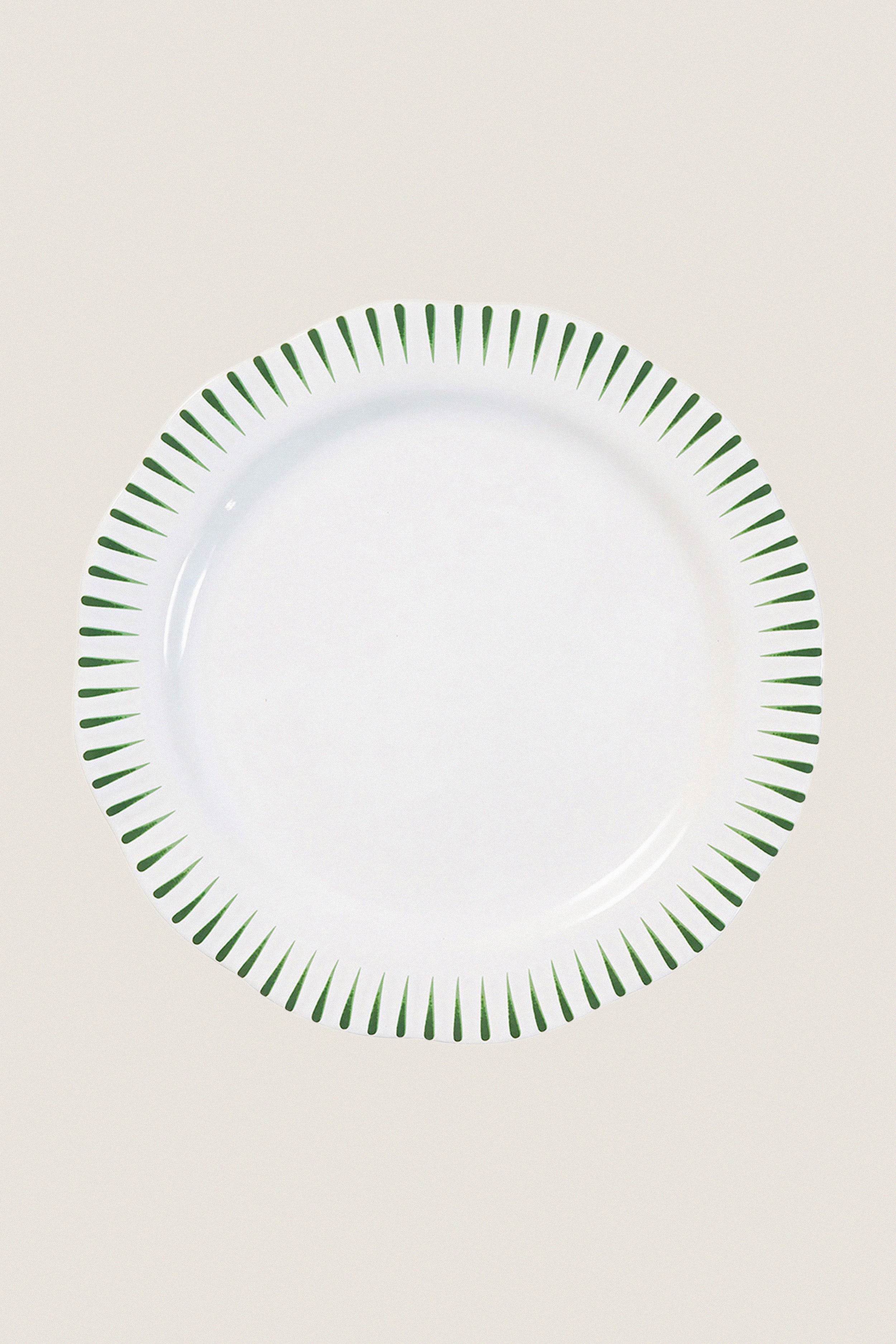 Basil Sitio Stripe Dinner Plate