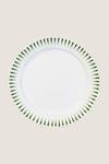 Basil Sitio Stripe Salad Plate