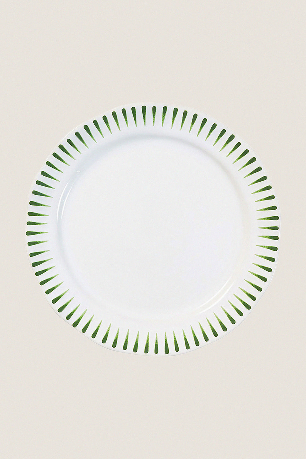 Basil Sitio Stripe Salad Plate