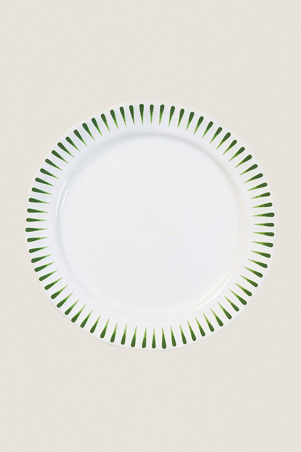 Basil Sitio Stripe Salad Plate