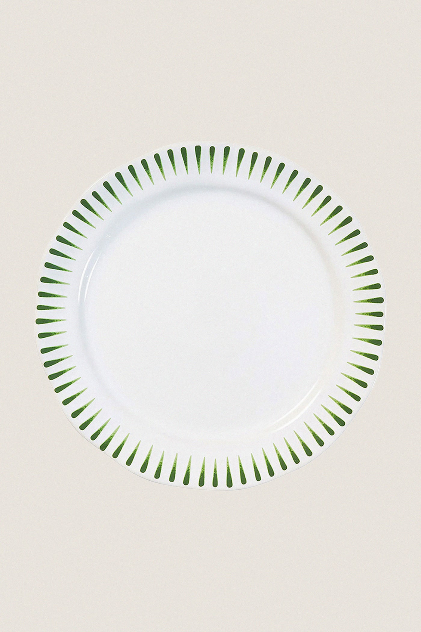Basil Sitio Stripe Salad Plate