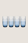 Blue Isabella Acrylic Large Tumbler Set of 4