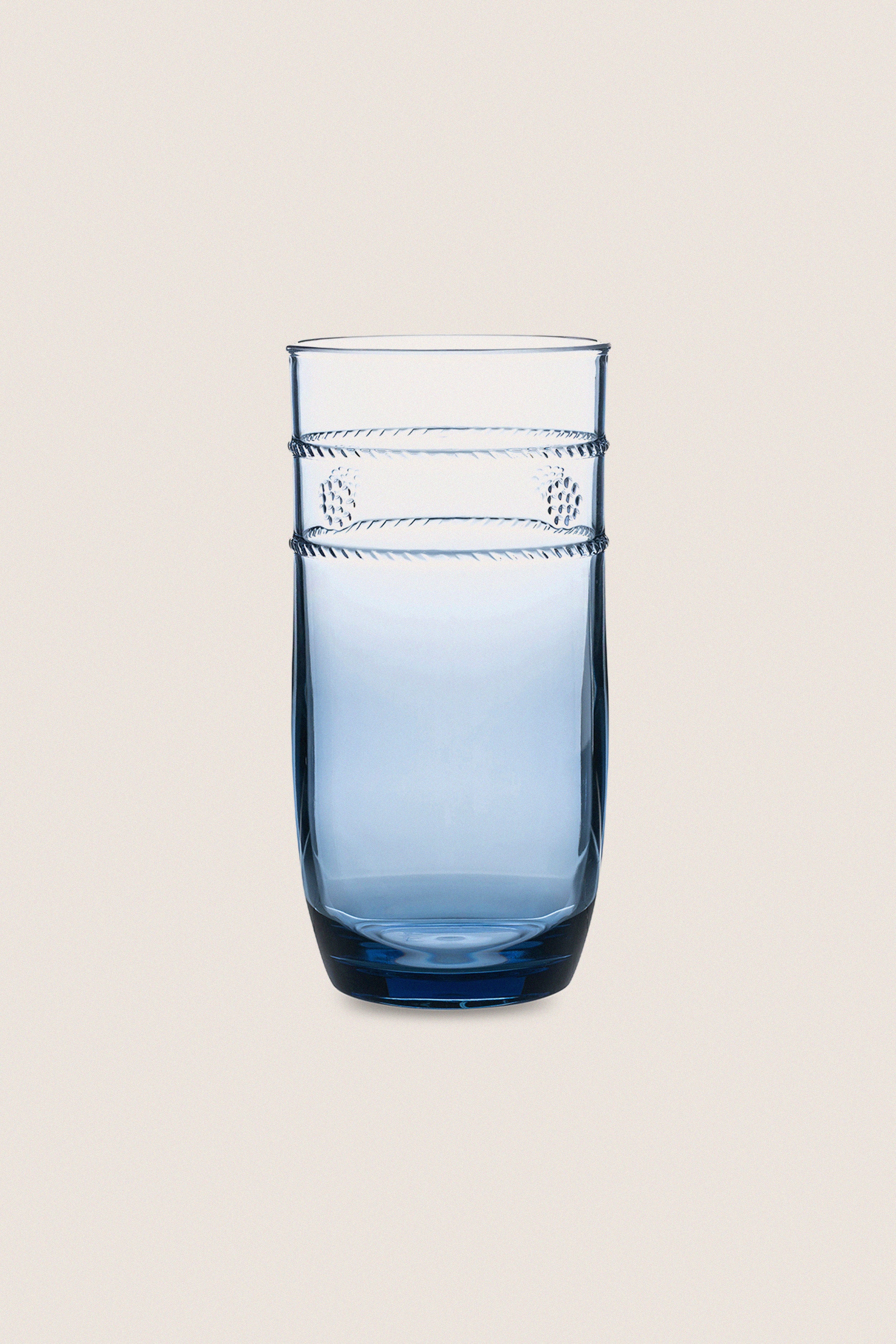 Blue Isabella Acrylic Large Tumbler Set of 4