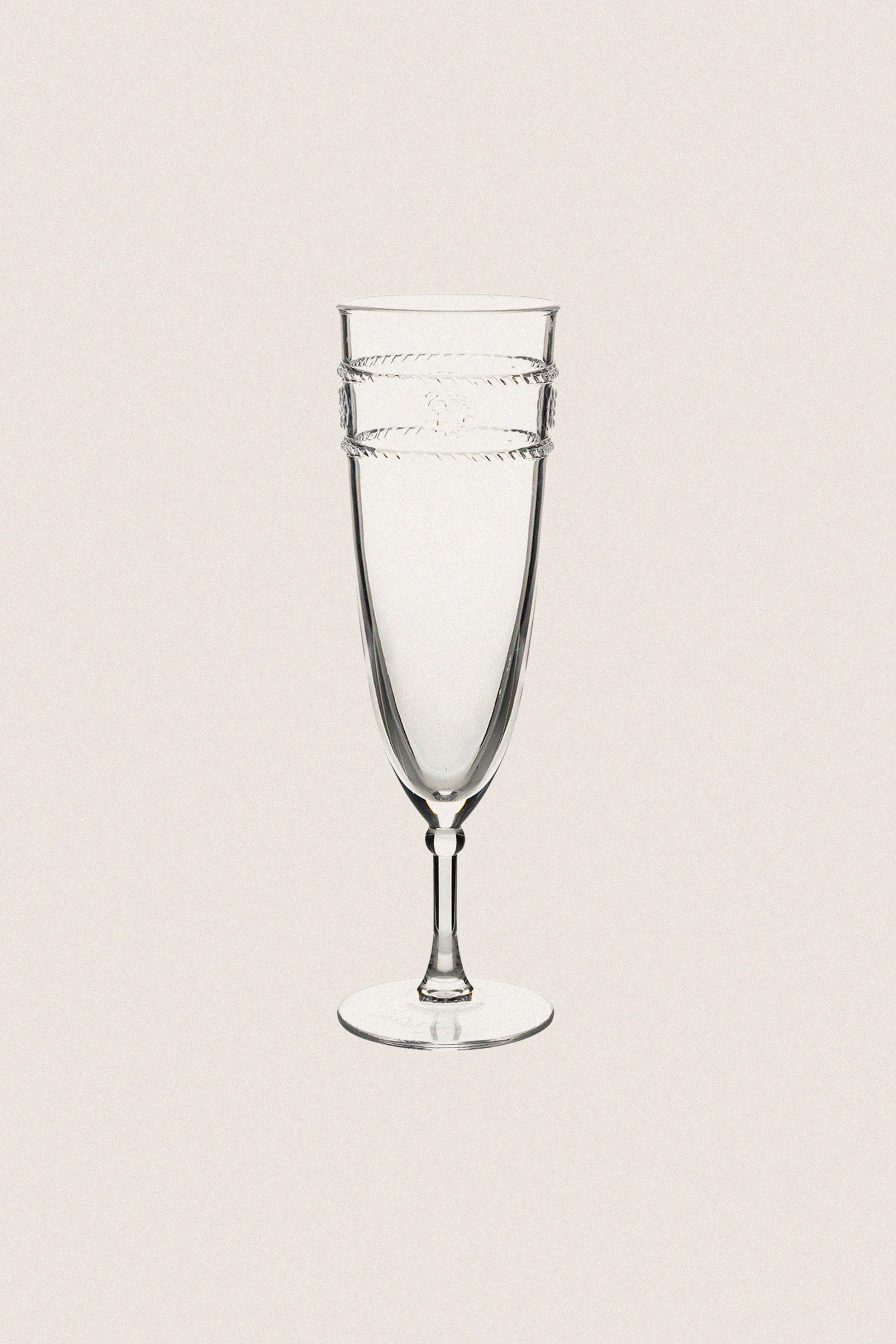 Isabella Acrylic Flute Set of 4