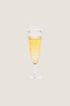 Isabella Acrylic Flute Set of 4