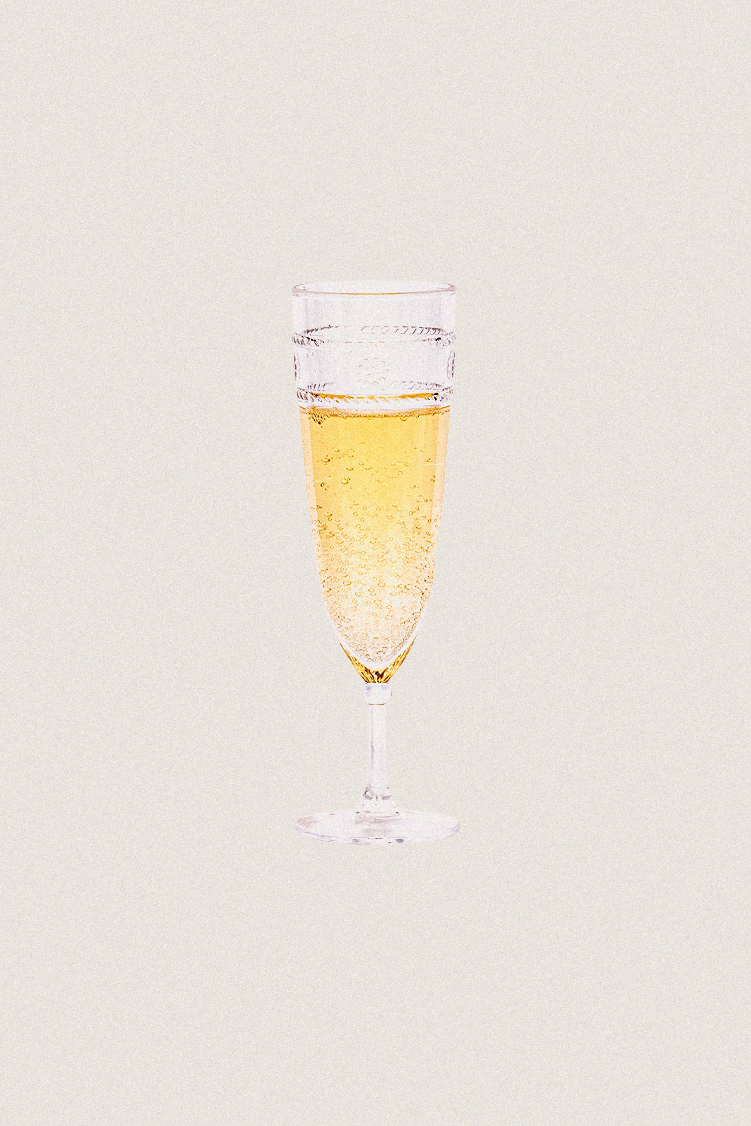 Isabella Acrylic Flute Set of 4