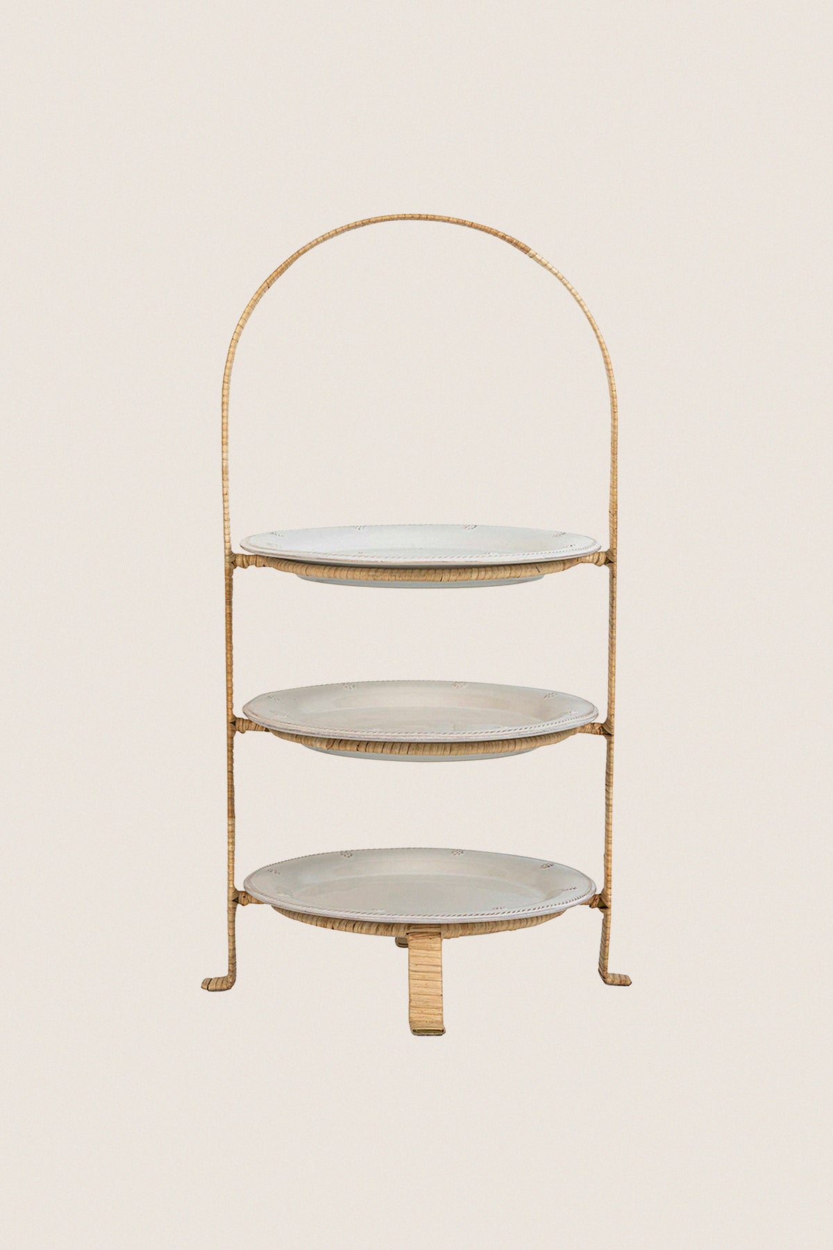 Provence Rattan Triple Tiered Server