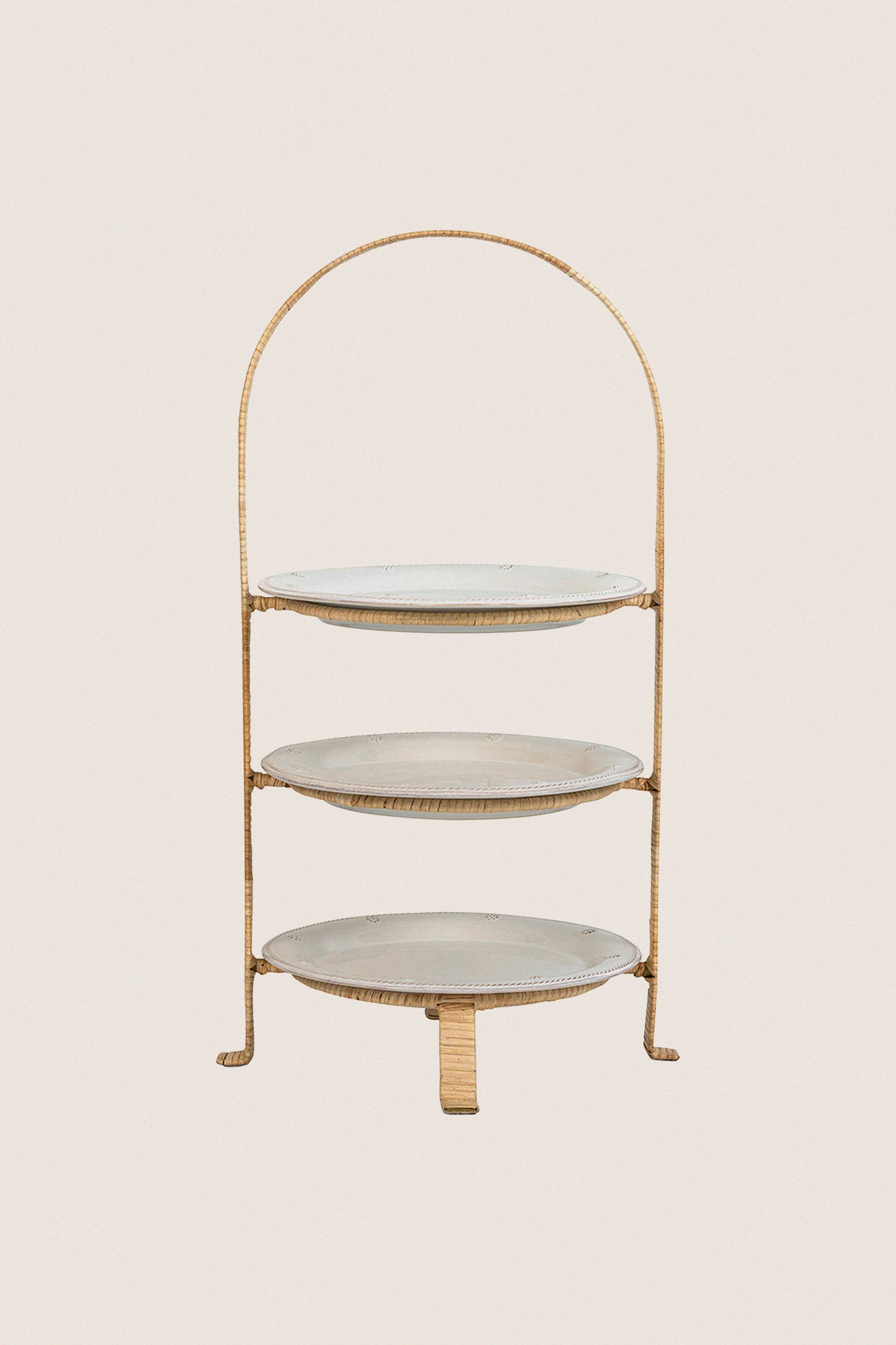 Provence Rattan Triple Tiered Server