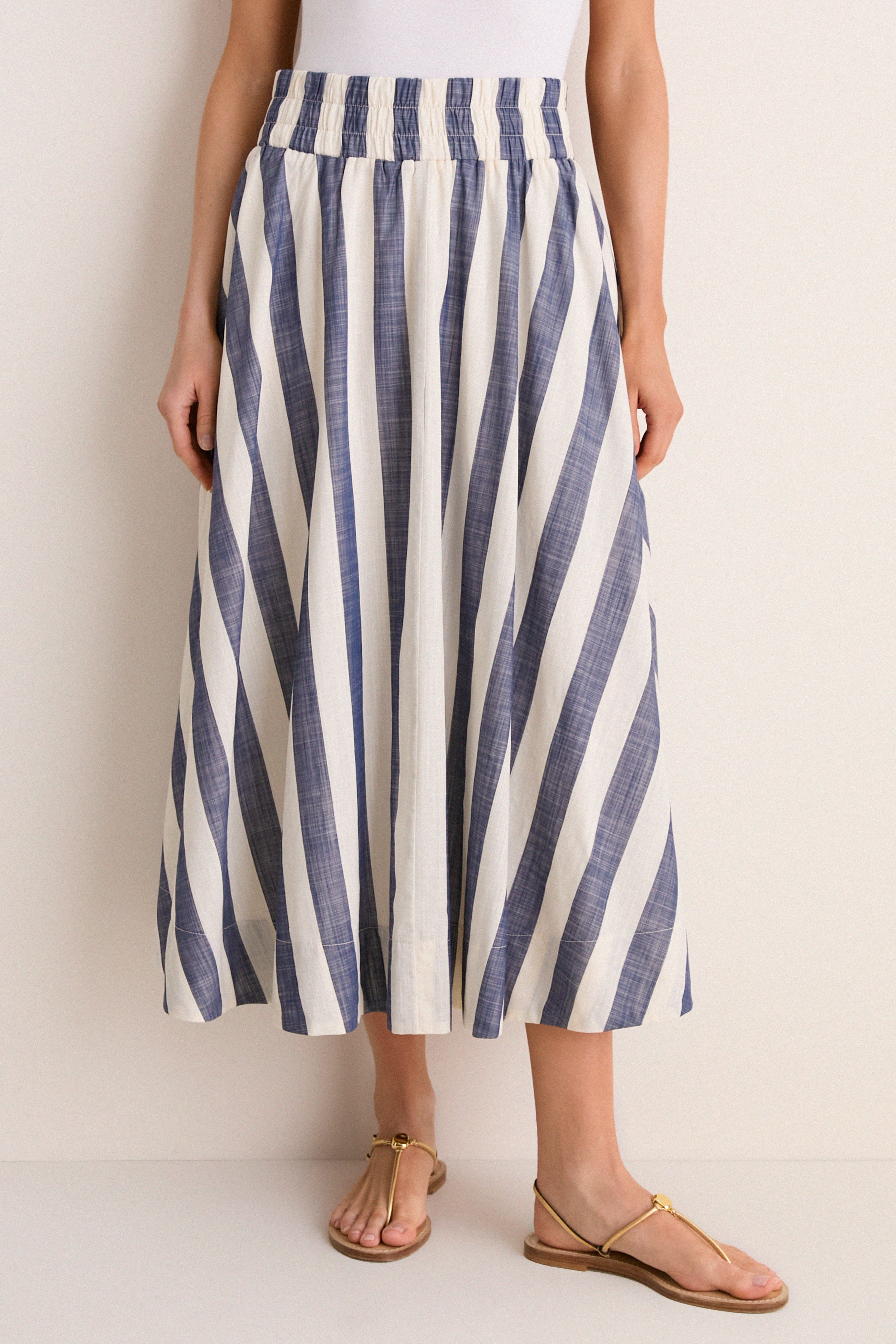 Villa Stripe Niki Circle Skirt | Tuckernuck
