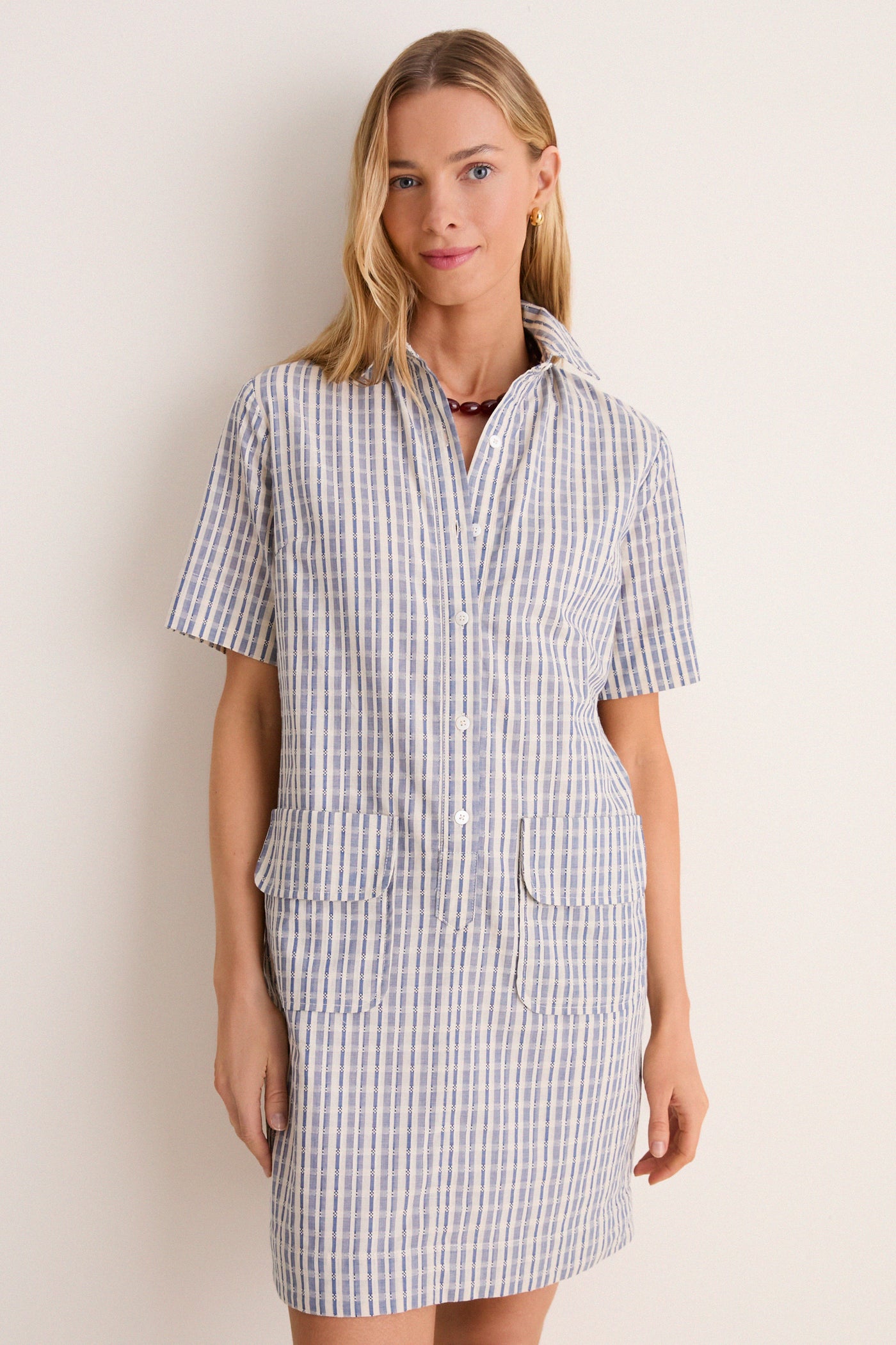 Dobby Stripe Joanna Dress